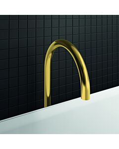 Ideal Standard Joy spout A7387A2 free-standing, rigid pipe spout, projection 260mm, brushed gold