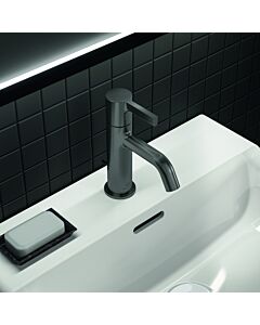 Ideal Standard Joy mitigeur lavabo BC775A5 avec garniture de vidage , projection 110 mm, gris magnétique