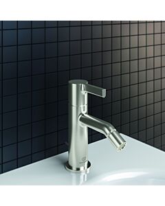 Ideal Standard Joy Bidetarmatur BC784GN Silver Storm, mit Ablaufgarnitur, Ausladung 110mm