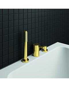 Ideal Standard Joy 3-hole basin mixer BC788A2 Brushed Gold, for bathtub rim mounting, without spout
