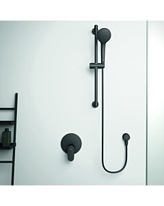 Ideal Standard Idealrain shower combination BD142XG 2000 function hand shower 100mm, Silk Black