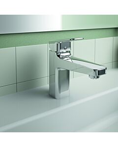 Ideal Standard CeraPlan basin mixer BD230AA low pressure, projection 124mm, chrome-plated, with metal waste set