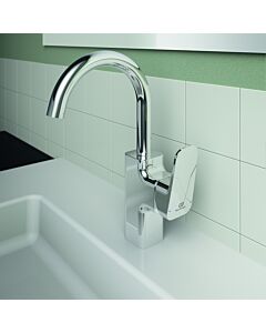 Ideal Standard CeraPlan basin mixer BD234AA with high and swiveling spout, chrome-plated, without waste set