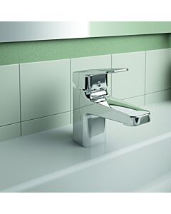 Ideal Standard CeraPlan Waschtischarmatur BD273AA Ausladung 99mm, verchromt, mit Metall-Ablaufgarnitur und Easyfix-Befestigung