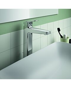 Ideal Standard CeraPlan mitigeur lavabo BD277AA projection 138mm, avec base allongée, chromé, avec fixation Easyfix