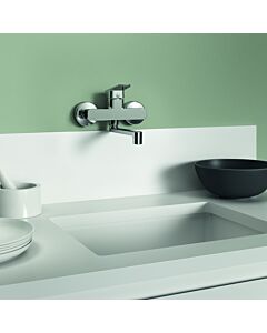 Ideal Standard Ceraplan Küchenarmatur BD341AA chrom, Wandmontage, Ausladung 198mm