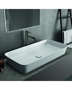 Ideal Standard Ipalyss Aufsatzschale E1391V1 80x40x12cm, ohne Überlauf/Hahnloch, seidenweiß
