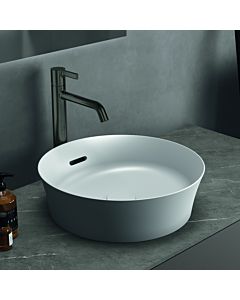 Ideal Standard Ipalyss Aufsatzschale E1413V1 40 x 40 x 14,5 cm, mit Überlauf, ohne Hahnloch, seidenweiß