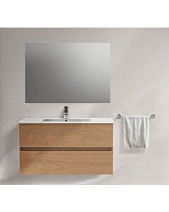 Ideal Standard Eurovit Plus washbasin with base cabinet 60 cm R0572Y8 washbasin set, 61x45x56.5 cm, 2000 tap hole, body Hamilton oak