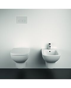 Ideal Standard i.life A wall Bidet T4524MA open fitting, with tap hole and overflow, white Ideal Plus