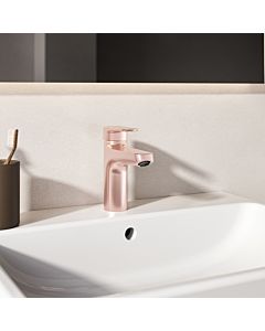 Mitigeur lavabo Ideal Standard Alu+ BE130RO saillie 120 mm, BlueStart, avec garniture de vidage , Rose