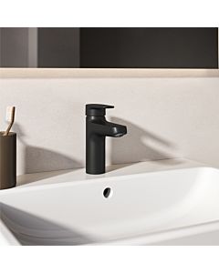 Mitigeur lavabo Ideal Standard Alu+ BE130XG saillie 120 mm, BlueStart, avec garniture de vidage , Silk Noir