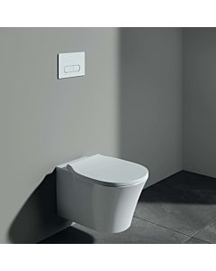 Ideal Standard Connect Air mural lavable WC K876801 AquaBlade, sans rebord, avec siège WC avec fermeture amortie, blanc