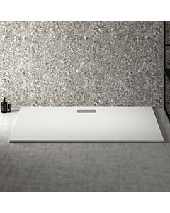 Ideal Standard Ultra Flat Nouveau receveur de douche rectangulaire T448501 garniture de vidange avec couvercle, 160 x 90 x 2,5 cm, blanc (Alpin)
