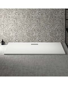 Ideal Standard Ultra Flat Nouveau receveur de douche rectangulaire T447201 garniture de vidange avec couvercle, 170 x 80 x 2,5 cm, blanc (Alpin)