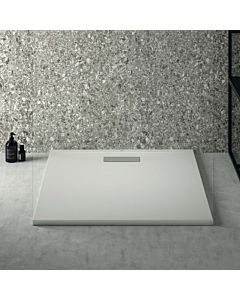 Ideal Standard Ultra Flat Nouveau receveur de douche carré T446701 garniture de vidange avec couvercle, 90 x 90 x 2,5 cm, blanc (Alpin)