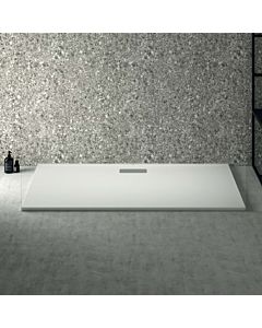 Ideal Standard Ultra Flat New rectangular shower tray T447101 waste set with cover, 160 x 80 x 2.5 cm, white (Alpin)