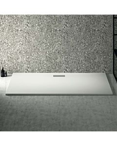 Ideal Standard Ultra Flat Nouveau receveur de douche rectangulaire T4487V1 garniture de vidange avec couvercle, 180 x 90 x 2,5 cm, blanc soie