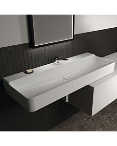 Ideal Standard Conca T384201 avec trou pour robinet, sans trop-plein, sol, 1200 x 450 x 145 mm, blanc