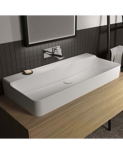 Ideal Standard Conca Waschtisch T383701 ohne Hahnloch und Überlauf, geschliffen, 1000 x 450 x 145 mm, weiß