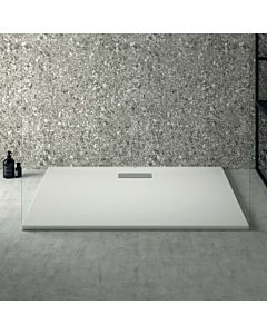 Ideal Standard Ultra Flat New rectangular shower tray T446901 waste set with cover, 120 x 80 x 2.5 cm, white (Alpin)