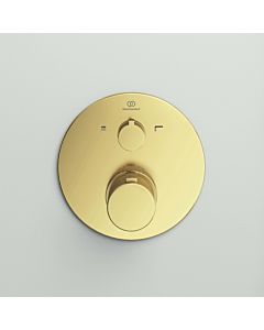 Ideal Standard Ceratherm T100 Fertigmontageset A5814A2 für Unterputz-Badethermostat, Bausatz 2, Brushed Gold