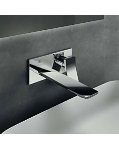 Ideal Standard Kit de montage finition Conca A7372AA fixation murale en saillie, 220 mm, chromée