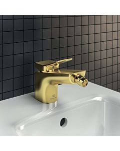Ideal Standard Mitigeur de bidet Conca BC760A2 avec garniture de vidage , projection 133mm, or brossé