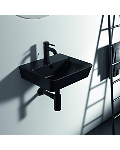 Ideal Standard Connect Air Handwaschbecken E0307V3 mit Hahnloch, 40 x 35 x 15 cm, schwarz matt