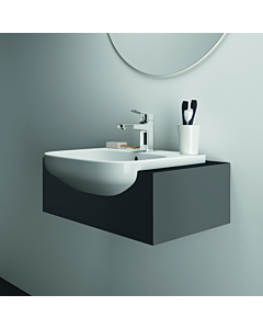 Ideal Standard i.life A Halbeinbau-Waschtisch T451701 50x44x15cm, mit Hahnloch und Überlauf, weiß