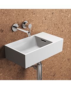 Ideal Standard Extra Hand-Waschtisch T3922MA 45x25x15cm, Hahnbank rechts, mit Überlauf, ohne Hahnloch, weiß Ideal Plus