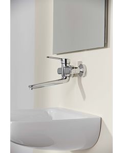 Ideal Standard CeraPlus 2 Wand Waschtischarmatur BC112AA, chrom, Auslauf 200 mm, DN 15, Aufputz