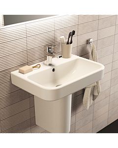 vasque compacte Ideal Standard i.life S T4584MA avec trou pour robinetterie et trop-plein, 55 x 38 x 18 cm, blanc Ideal Plus