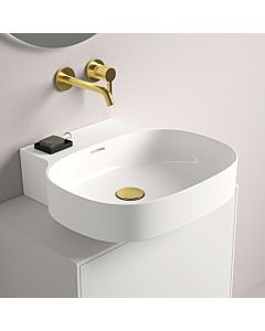 Ideal Standard Linda-X Waschtisch T4754MA ohne Hahnloch, mit Überlauf, 500 x 480 x 135 mm, weiß Ideal Plus