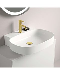 Ideal Standard Linda-X T498801 2000 , sans trop-plein, meulé, 600 x 500 x 135 mm, blanc