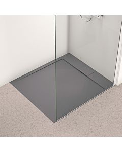 Ideal Standard Ultra Flat S i.life rectangular shower tray T5231FS 100 x 90 x 3.2 cm, quartz grey