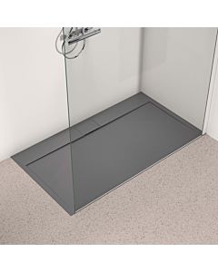 Ideal Standard Ultra Flat S i.life Rechteck-Brausewanne T5224FS 140 x 80 x 3,2 cm, quarzgrau