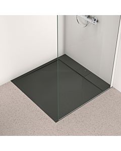 Ideal Standard Ultra Flat S i.life Brausewanne T5234FV 100 x 100 x 3,2 cm, Schiefer, quadratisch