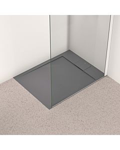 Ideal Standard Ultra Flat S i.life Rechteck-Brausewanne T5237FS 90 x 70 x 3,2 cm, quarzgrau