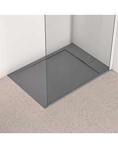 Ideal Standard Ultra Flat S i.life Rechteck-Brausewanne T5240FS 100 x 70 x 3,2 cm, quarzgrau