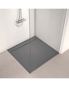 Ideal Standard Ultra Flat S i.life shower tray T5242FS 120 x 120 x 3.2 cm, quartz grey, square