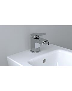 Ideal Standard Extra Bidetarmatur BD511AA 64x160x125 mm, mit Ablaufgarnitur, Ausladung 113mm, verchromt