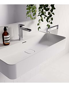 Ideal Standard Edge Slim Waschtischarmatur A7106AA chrom, mit Ablaufgarnitur, Grande