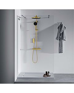 Ideal Standard Ceratherm Système de douche T125 A7689A2 avec thermostat de douche, douchette à main, or brossé