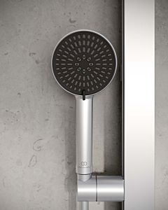 Douchette Ideal Standard Alu+ BD580SI Argent, Ø 100 mm, 2 jets