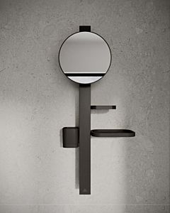 Ideal Standard Alu+ Beauty Bar S700 BD589XG with Ablagen and Spiegel 200mm, silk black