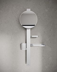 Ideal Standard Alu+ Beauty Bar S700 BD589SI with Ablagen and Spiegel 200mm Silver