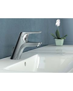 Ideal Standard Waschtisch Armatur CeraMix A5646AA Blue, verchromt, mit Ablaufgarnitur