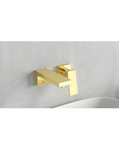 Ideal Standard Extra wall-mounted basin mixer BD509A2 167x180x107 mm, concealed installation kit 2, brushed gold