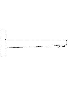 Ideal Standard Archimodule bec mural A1513AA chromé